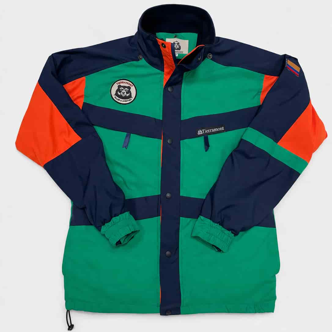 Chaqueta Exploradora Verde-Naranja  Andes Térmica Dama - miniatura 1