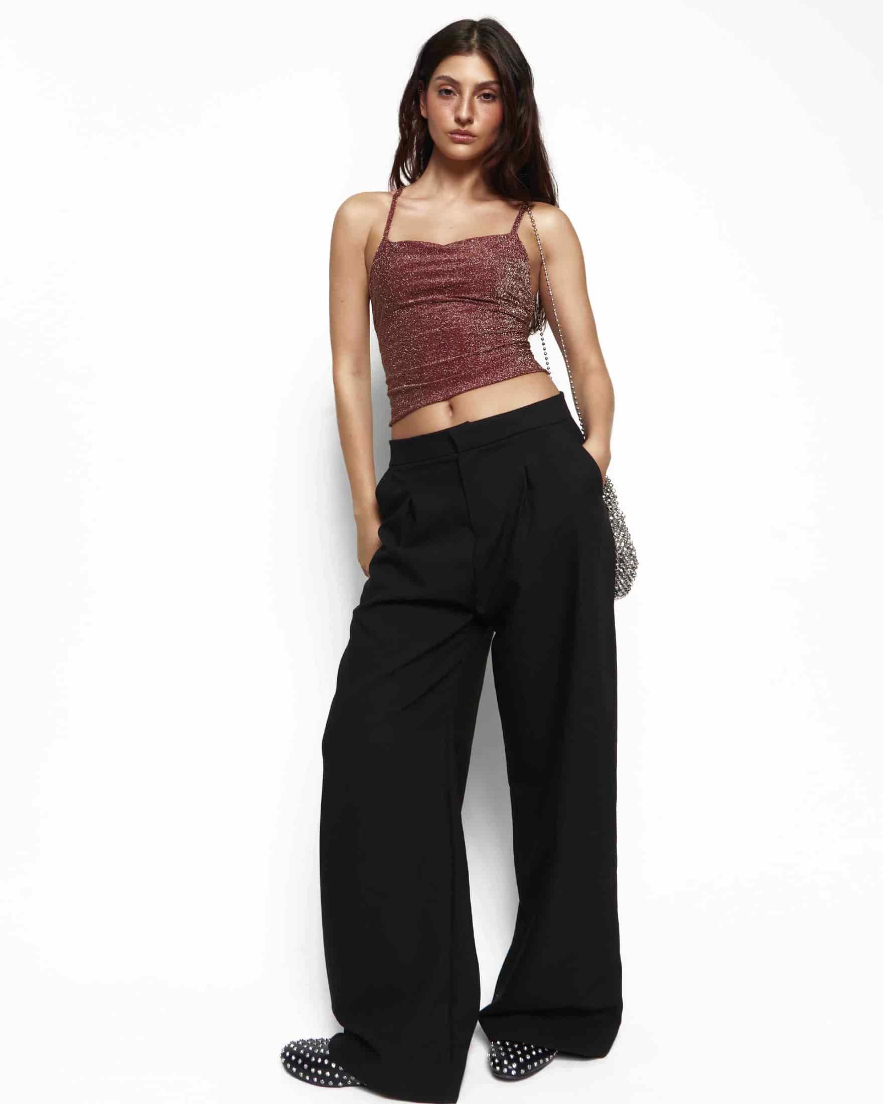 BOX PLEAT TROUSERS - miniatura 4