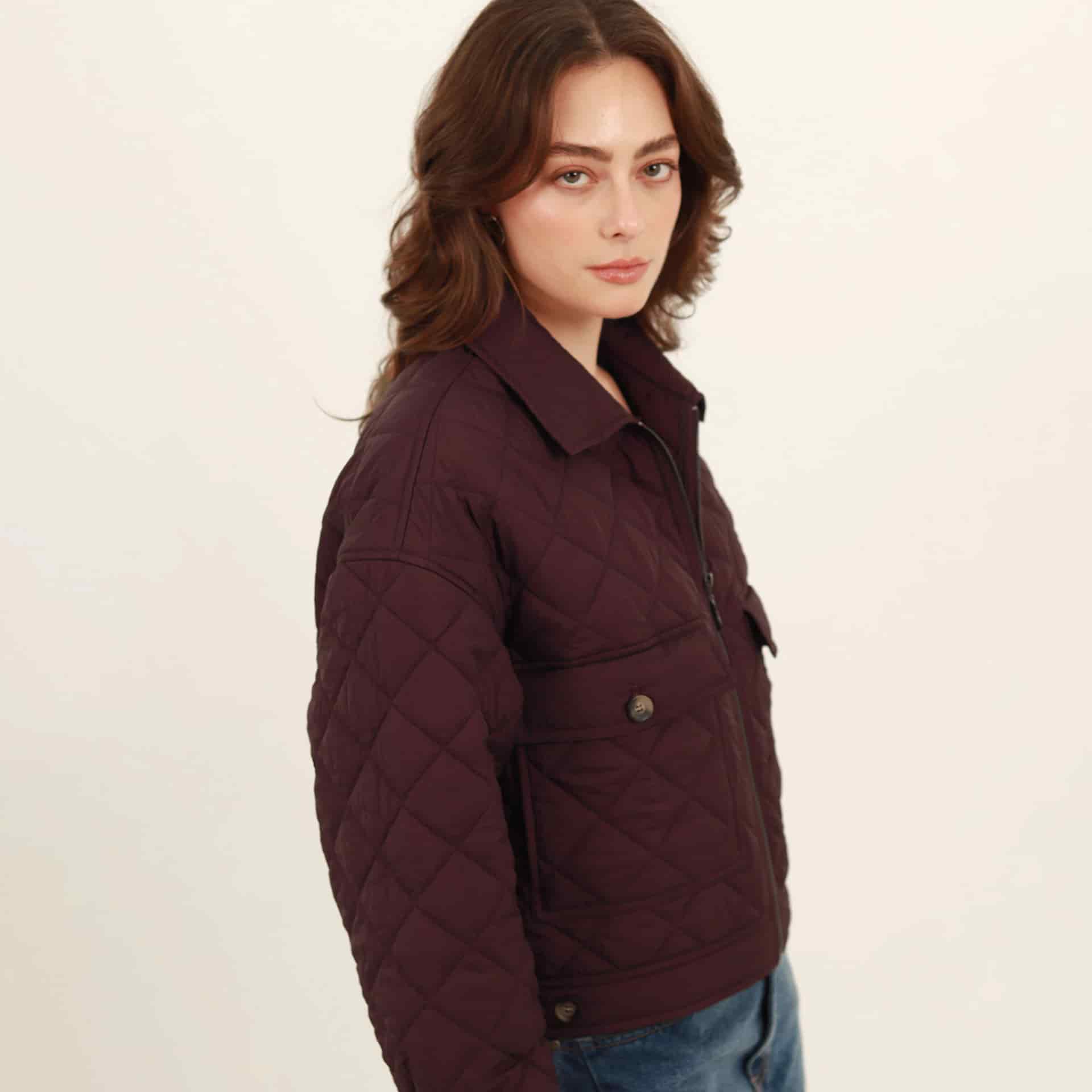 Chaqueta acolchada crop - miniatura 1