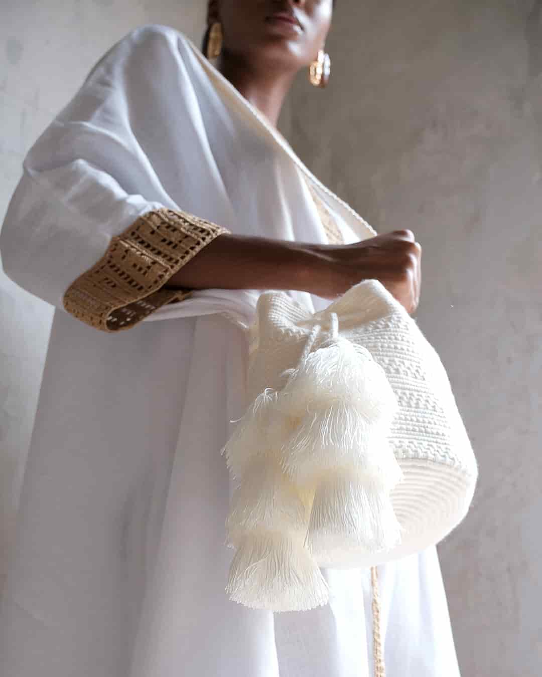 Mini Mochila wayuu Shiiliwaiya Pearl - miniatura 5