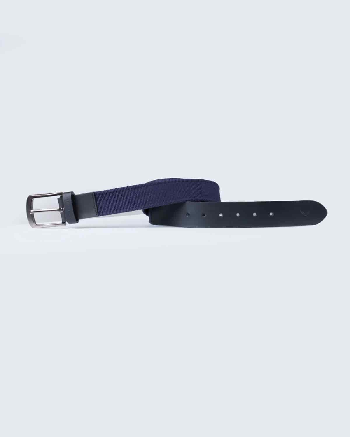 Cinturon regular riata azul para hombre - miniatura 2