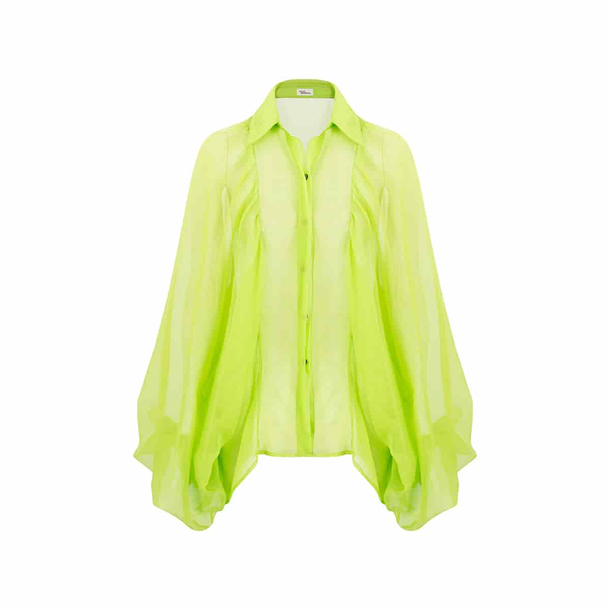 CAMISA MANGAS ANCHAS CHIFON - miniatura 2