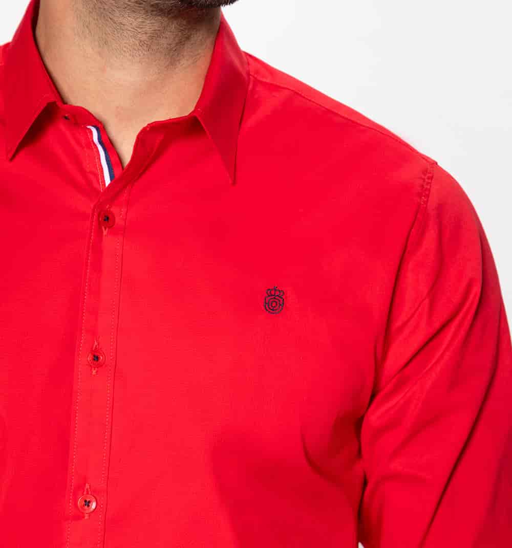 Camisa manga larga slim fit con cinta en - miniatura 8