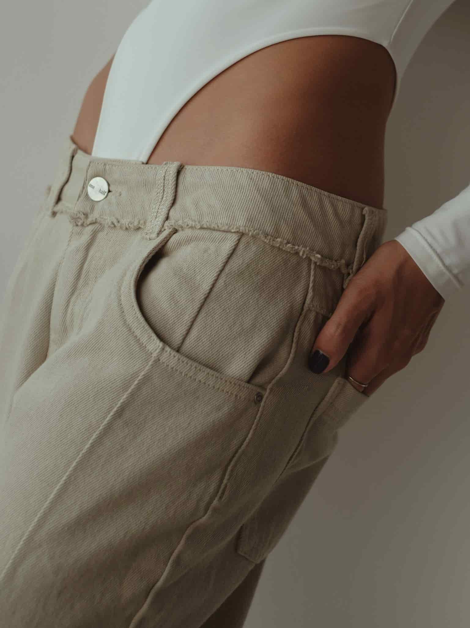 SPLIT LEG STRAIGHT JEAN - ASH - miniatura 6