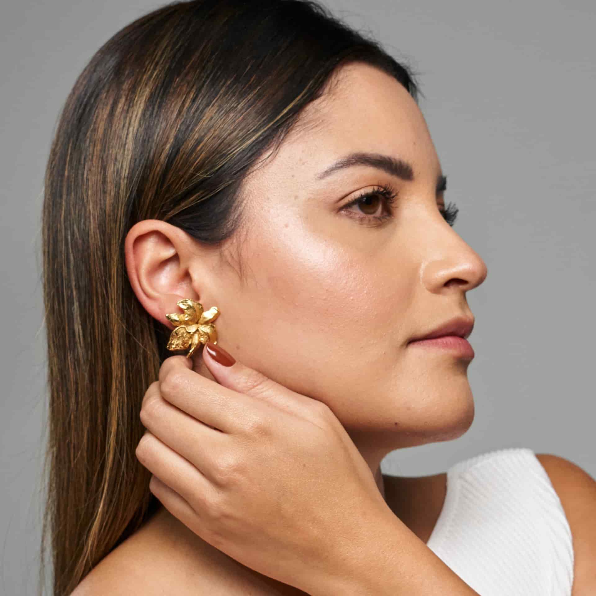 Cattleya Duo Earrings - miniatura 2