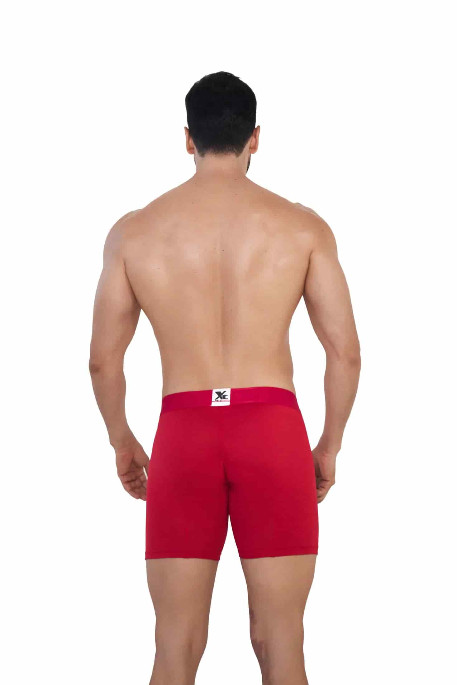 BOXER MICROFIBRA JACQUARD ESPIGA  ROJO - miniatura 3