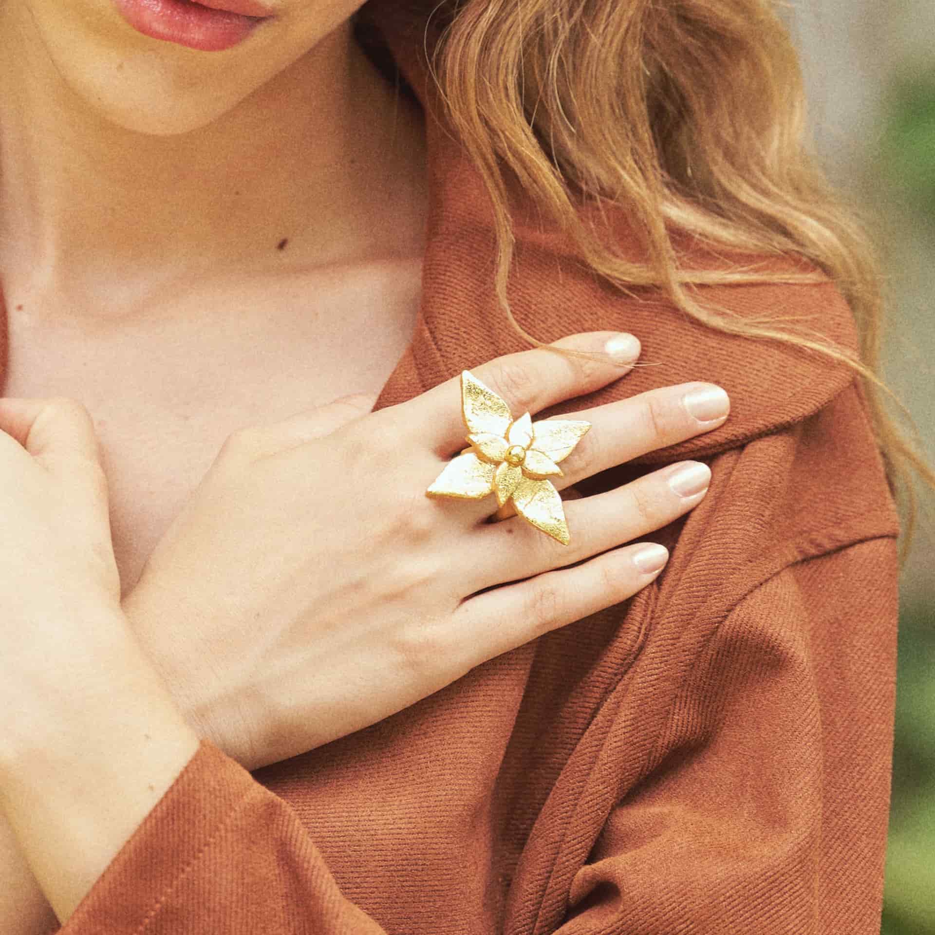 Anillo Flor de Navidad Maxi - miniatura 3
