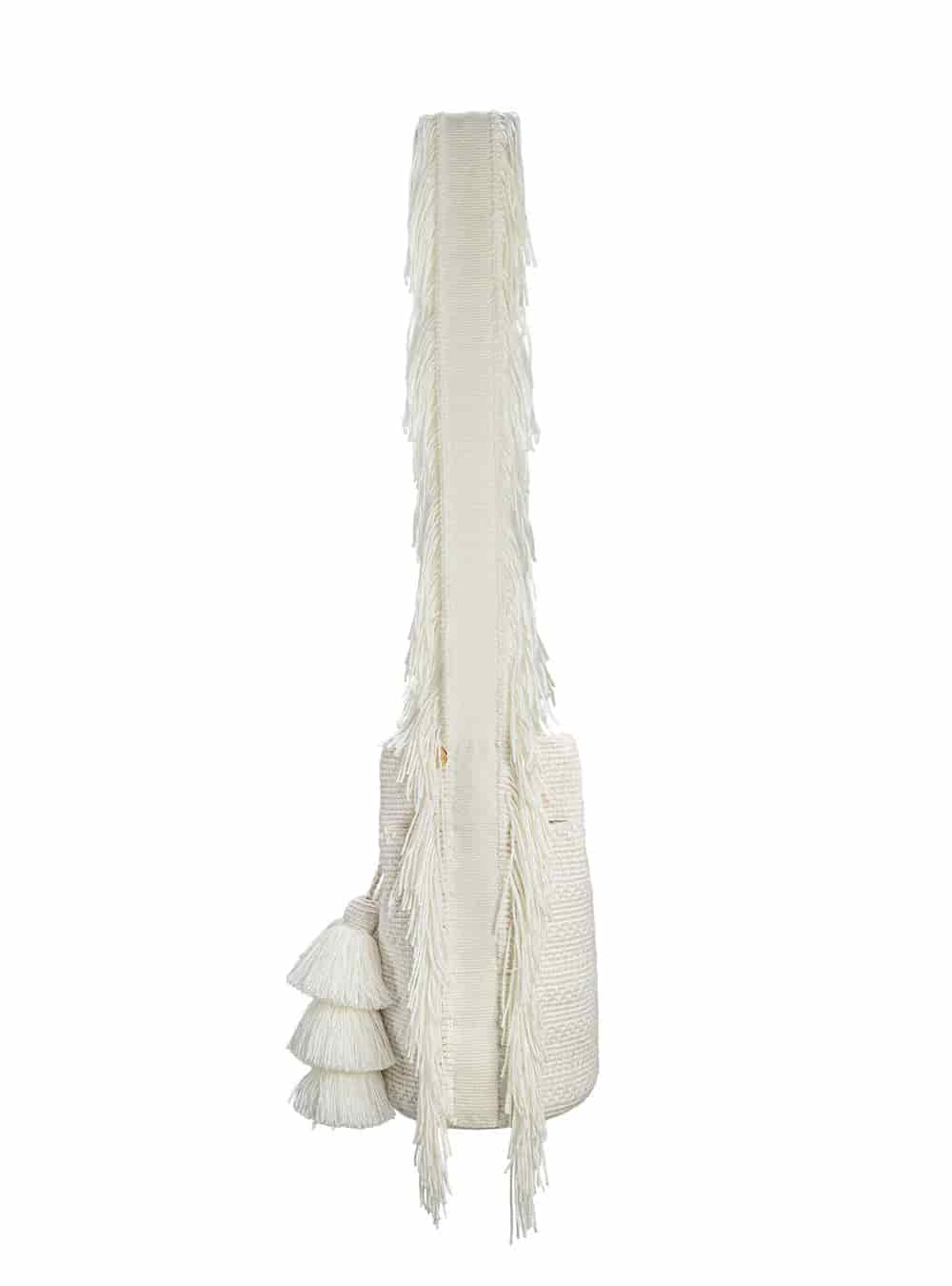 Mochila Wayuu Kamsa Basic Pearl - miniatura 4