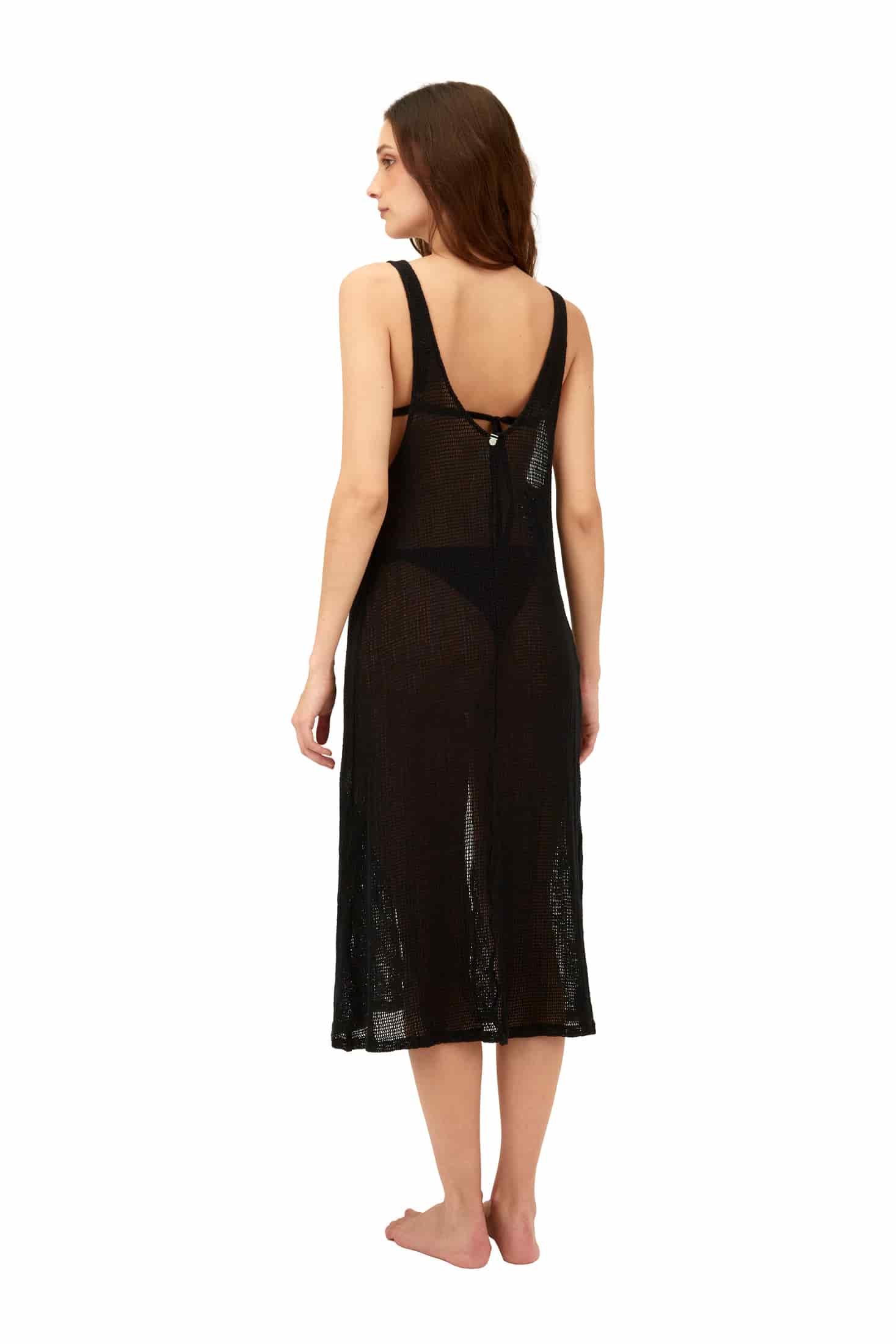 Black Malla Mar Sombra Dress - miniatura 2