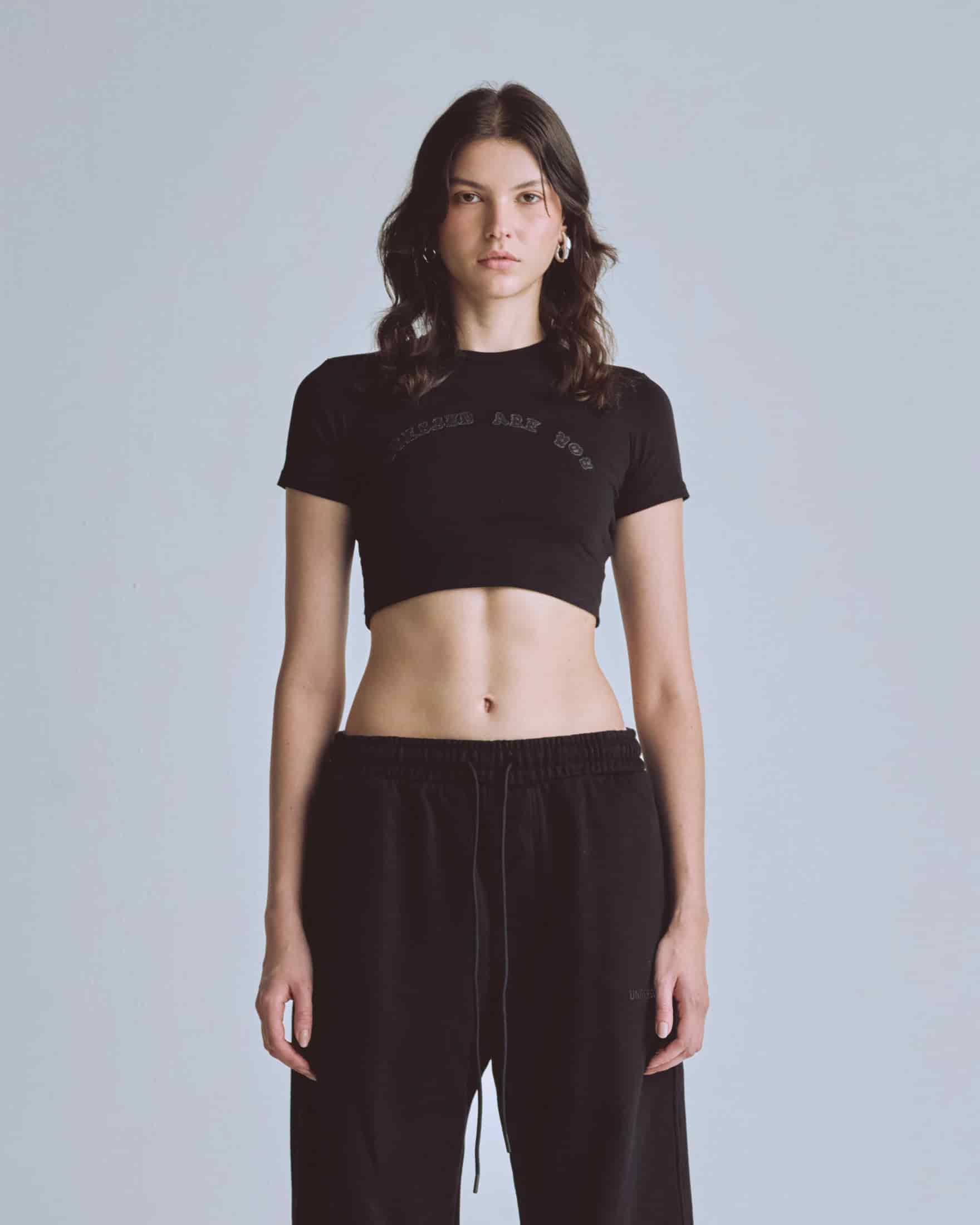 Capsule Blessed Are You Baby Tee Black - miniatura 2