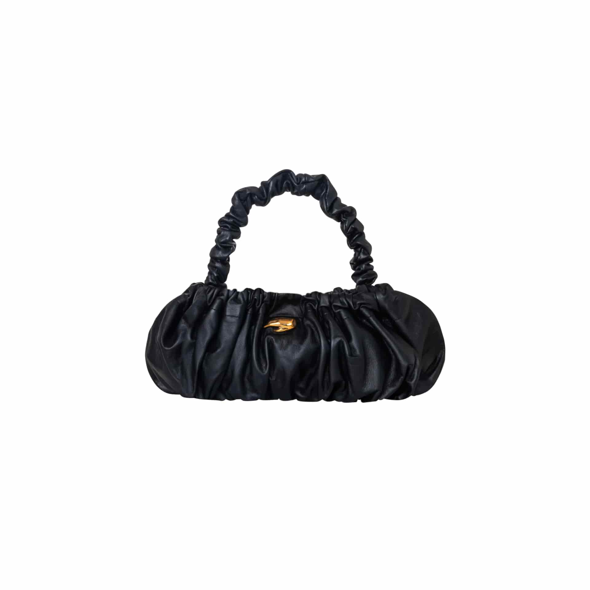 Pierre M Black Leather Bag - miniatura 11