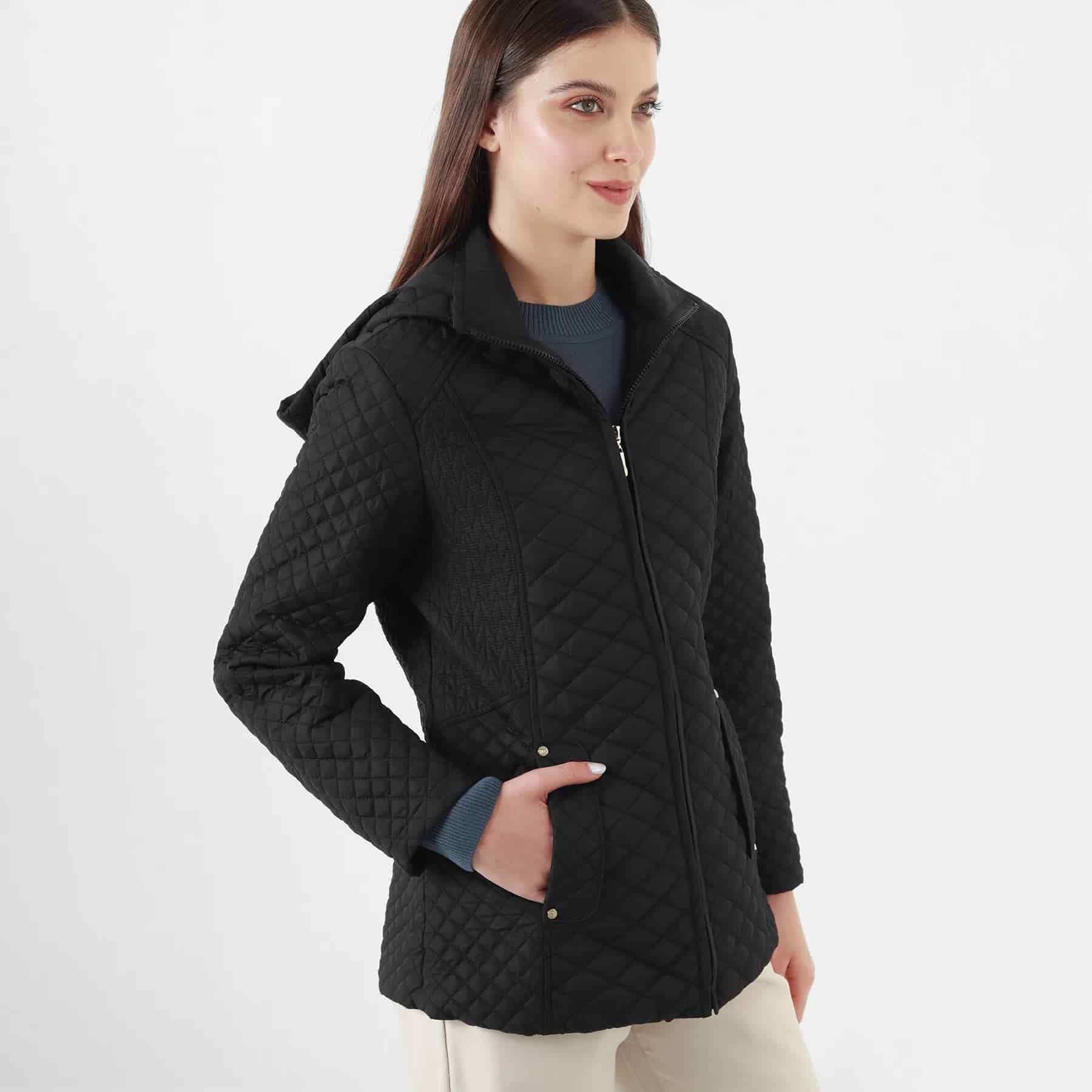 Chaqueta Cuello Alto Manga Larga - miniatura 1
