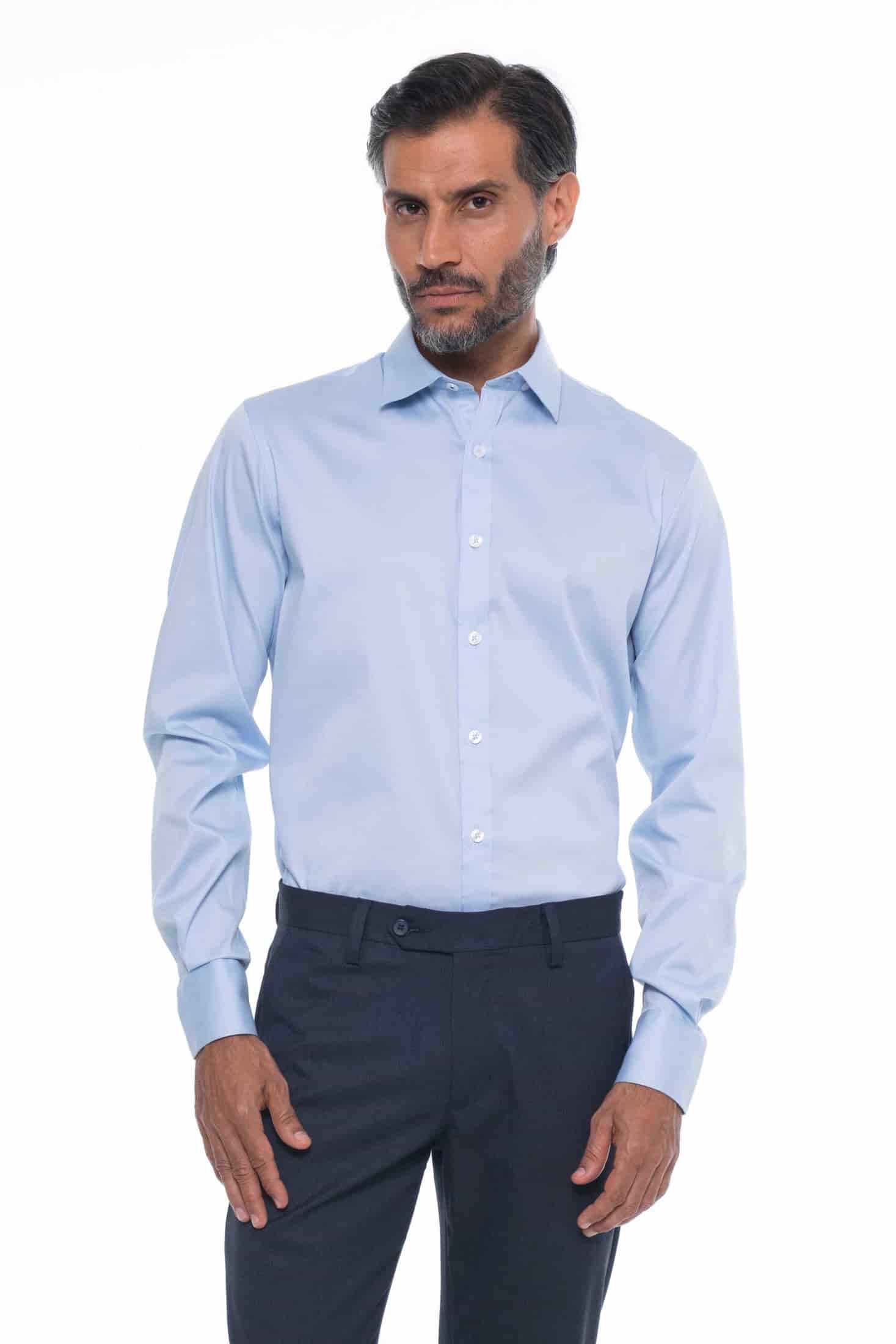 Camisa Monaco Azul Celeste - miniatura 2