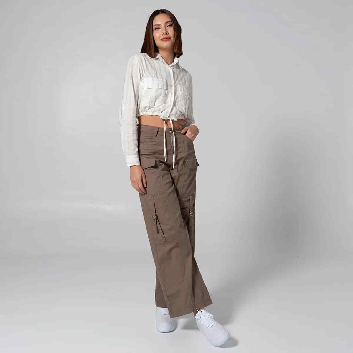 Pantalon Dril Wide Leg Dynamic - miniatura 1