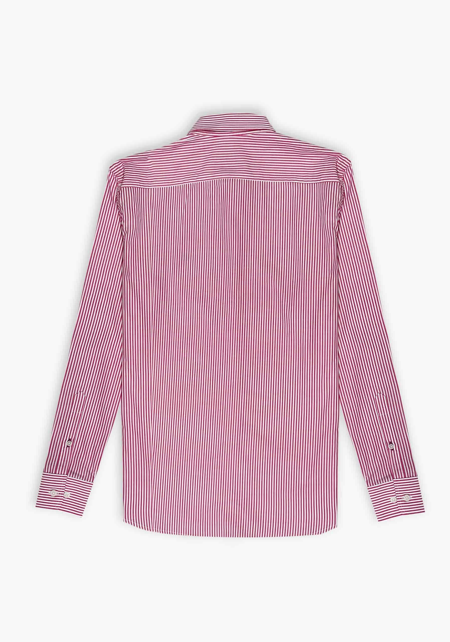 Camisa Whitman Líneas Fucsia-Blanco - miniatura 2