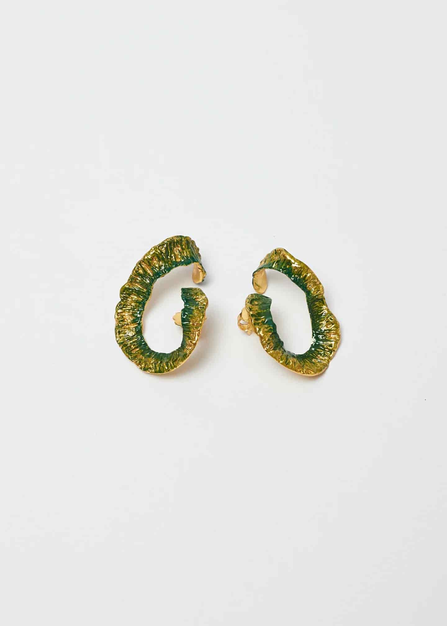 MOUNTAIN TRIP HOOP EARRINGS - miniatura 1
