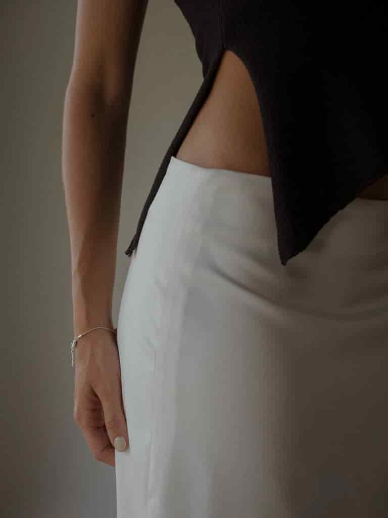 LONG CORE SKIRT  - SOFT WHITE - miniatura 7
