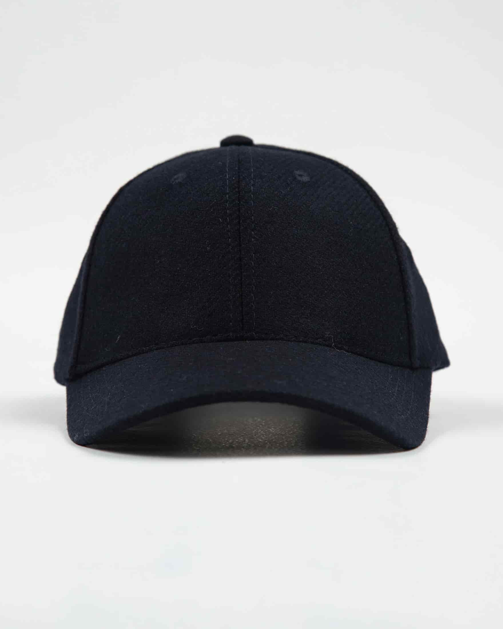 Gorra Baseball Lana Cashmere Azul Oscuro - miniatura 1