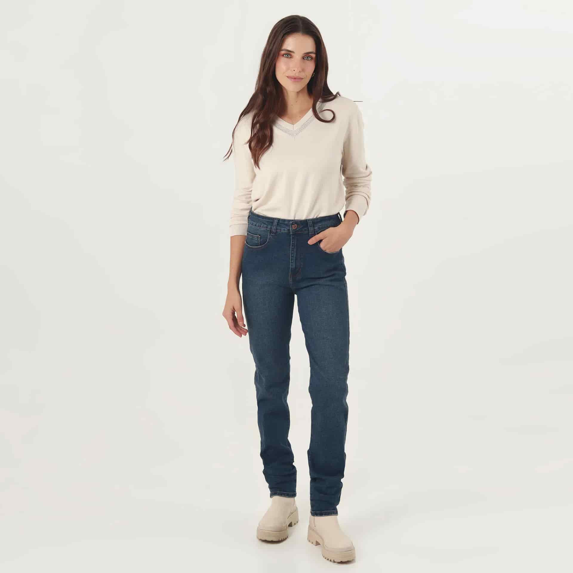 Jean Diva Tiro Medio Bota Recta - miniatura 41