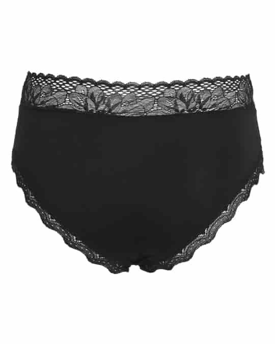 Panty cachetero tiro alto - ALMOND NEGRO - miniatura 2