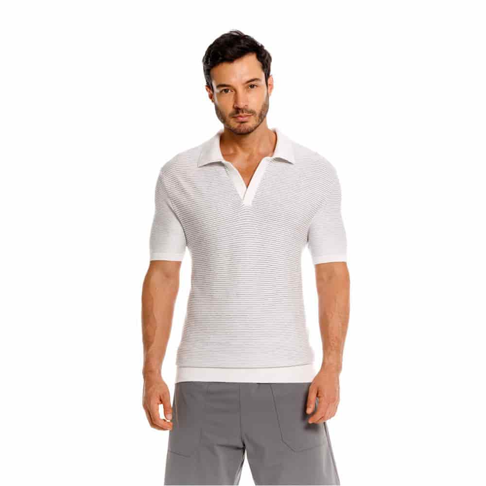 CAMISETA POLO SAINT-TROPEZ BEIGE - miniatura 2