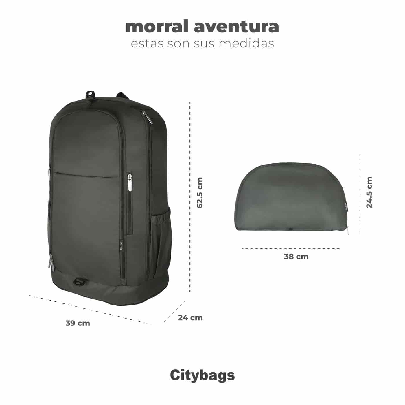 Morral Aventura ULTRA Plegable Estampado Vida Citybags Multicolor - miniatura 10