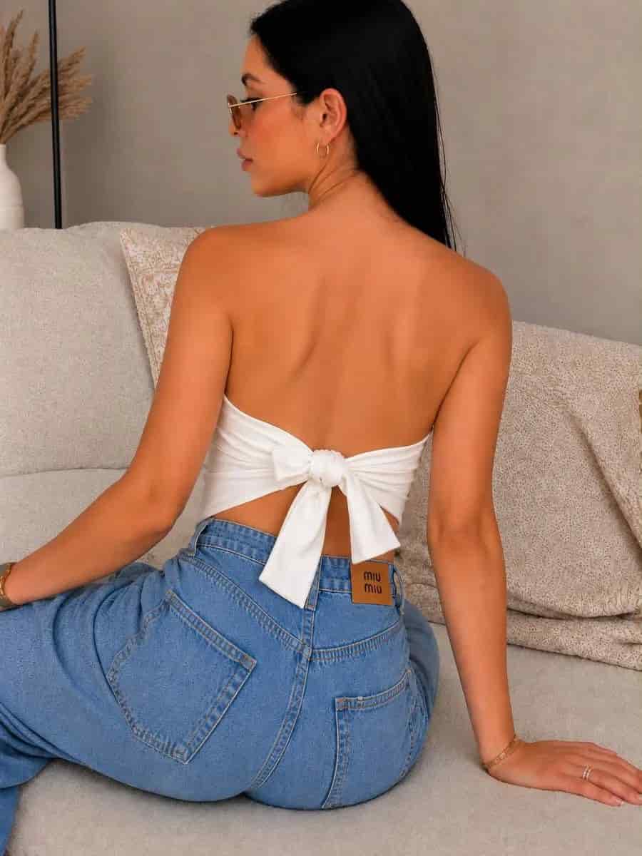 Blusa marini  (marfil) - miniatura 2
