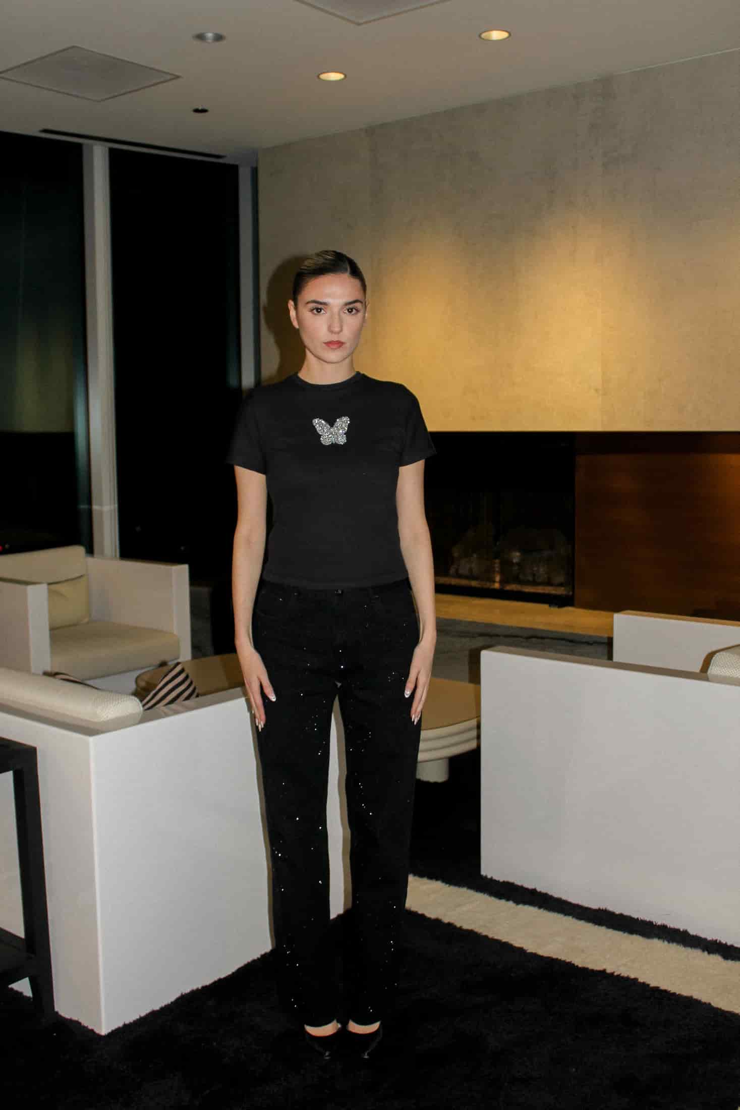 Black Sparkling Jeans - miniatura 1