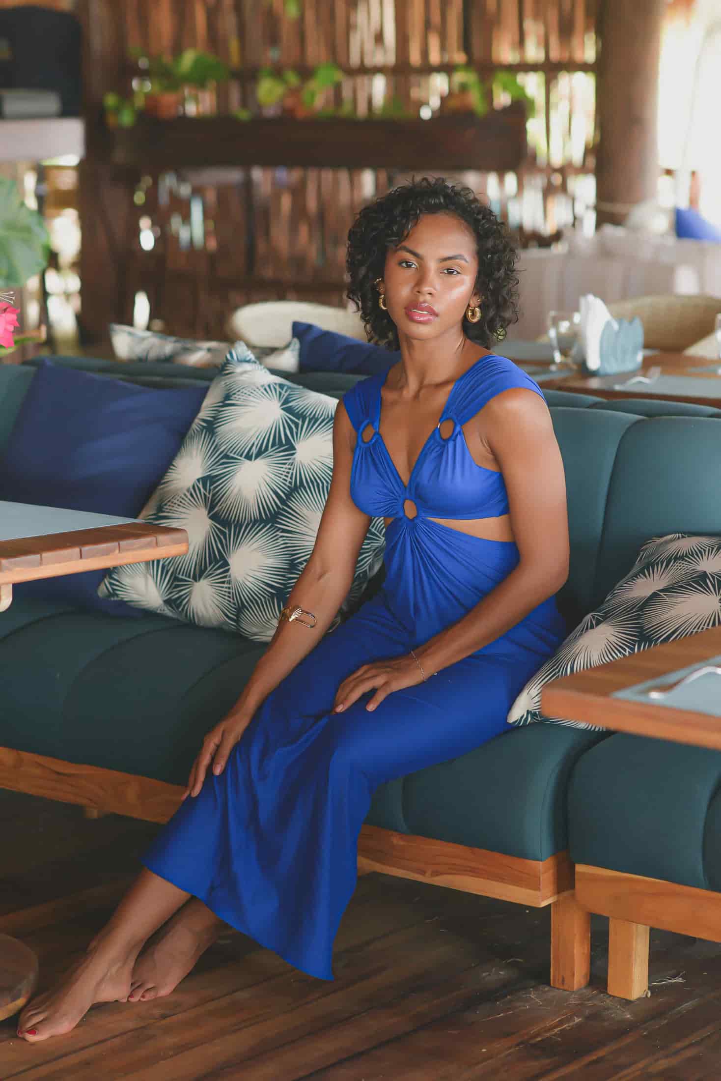 Tulum dress - Blue - miniatura 13