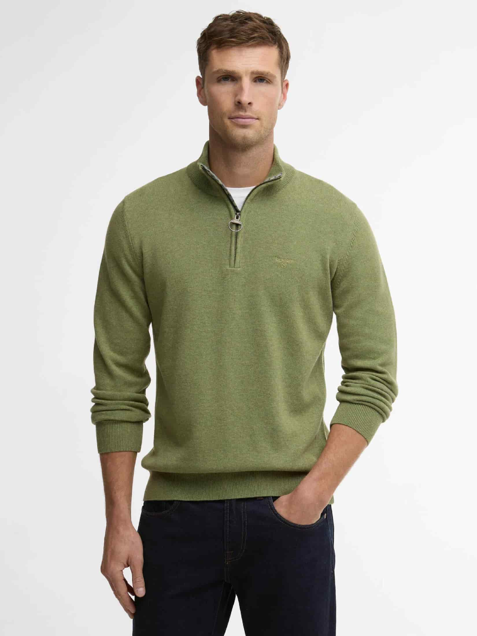 Cotton Quarter-Zip Jumper - miniatura 32