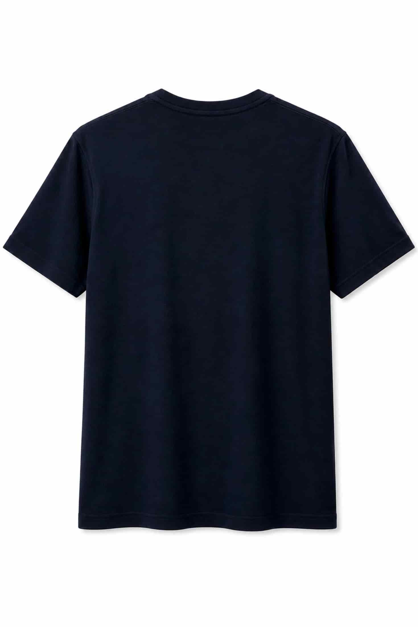 Camiseta 100% Algodón Pima Azul Navy - miniatura 5