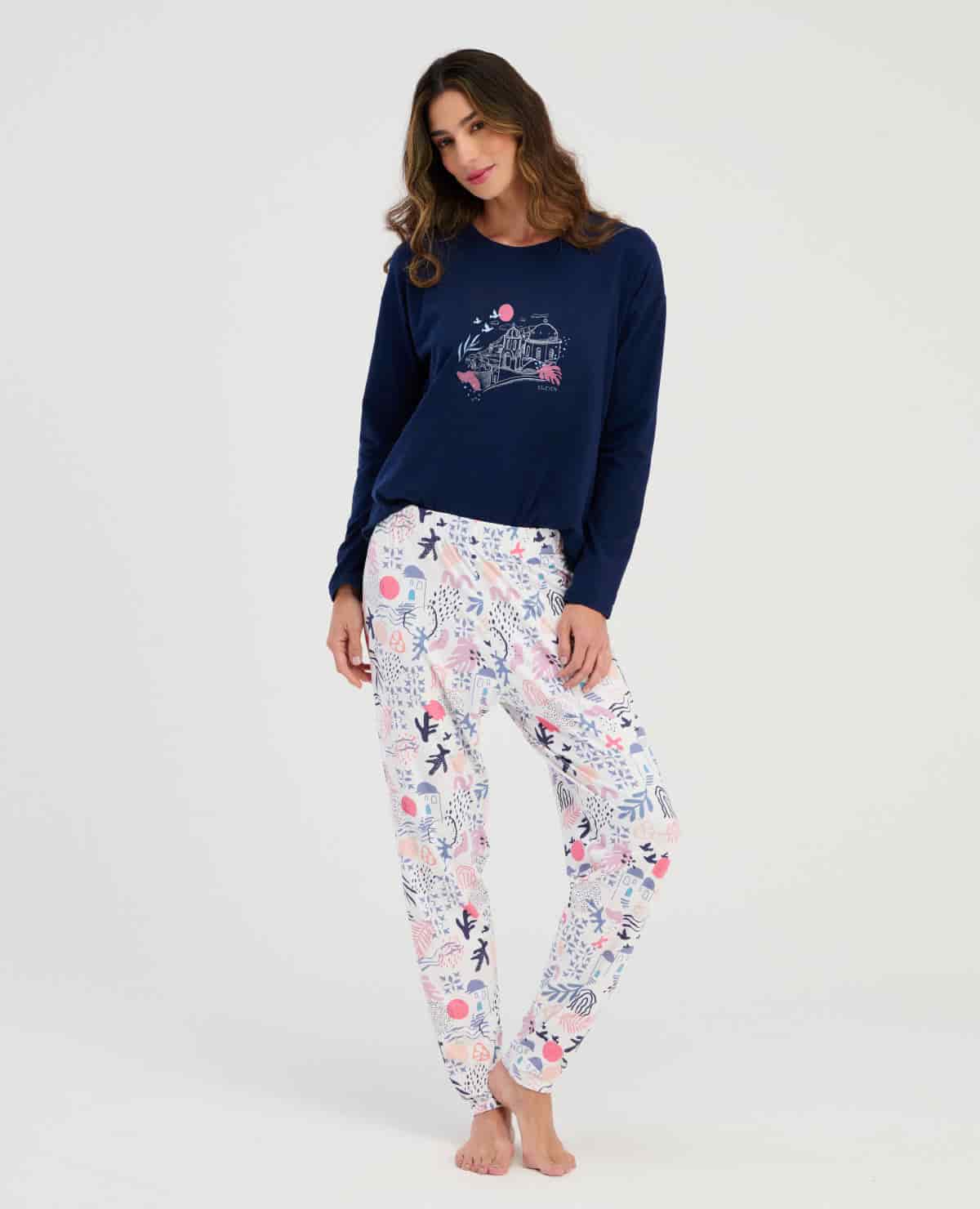Pijama de Pantalón | Camiseta Manga Larga - miniatura 2