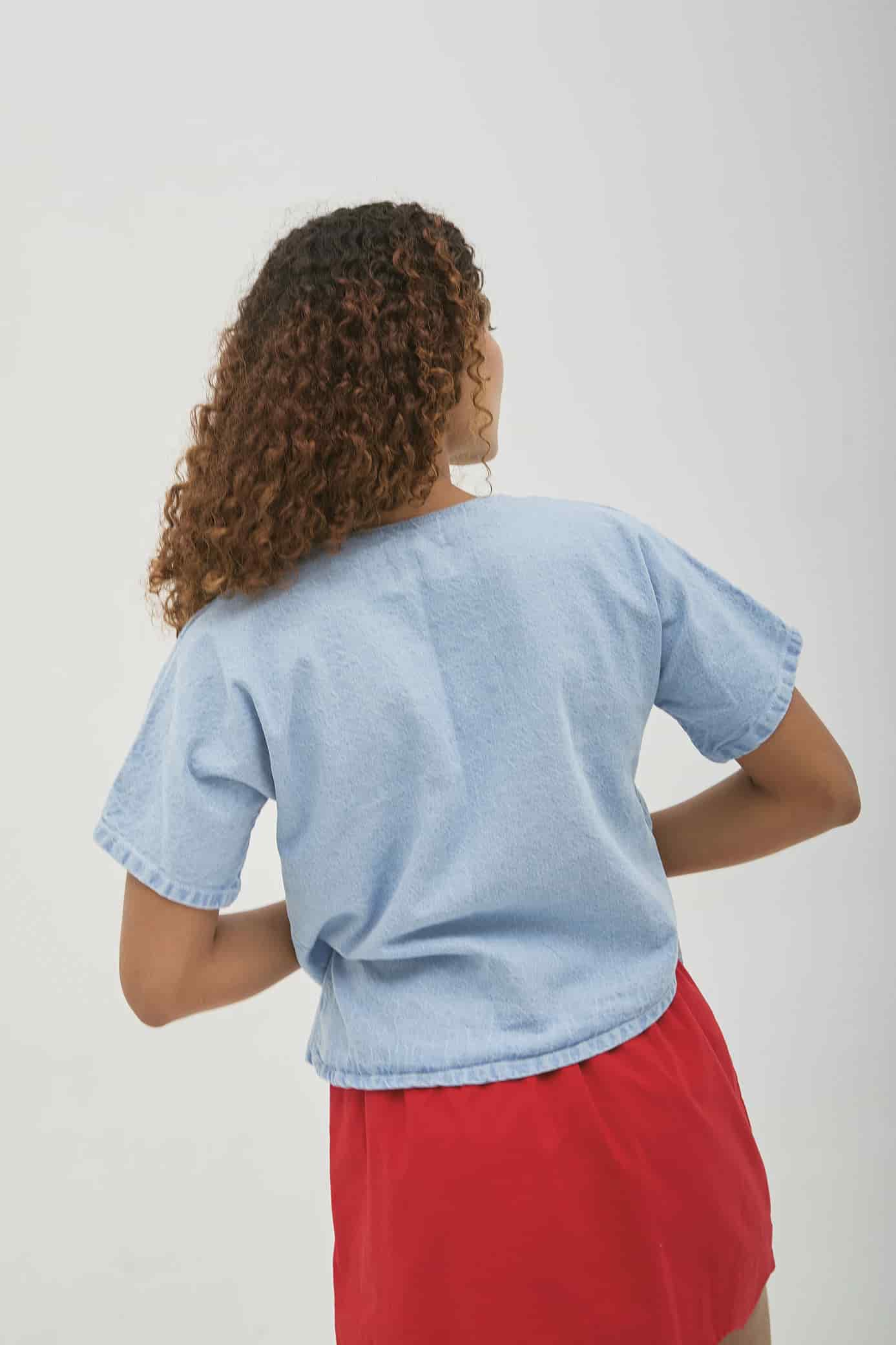 Ola Top Denim - miniatura 3