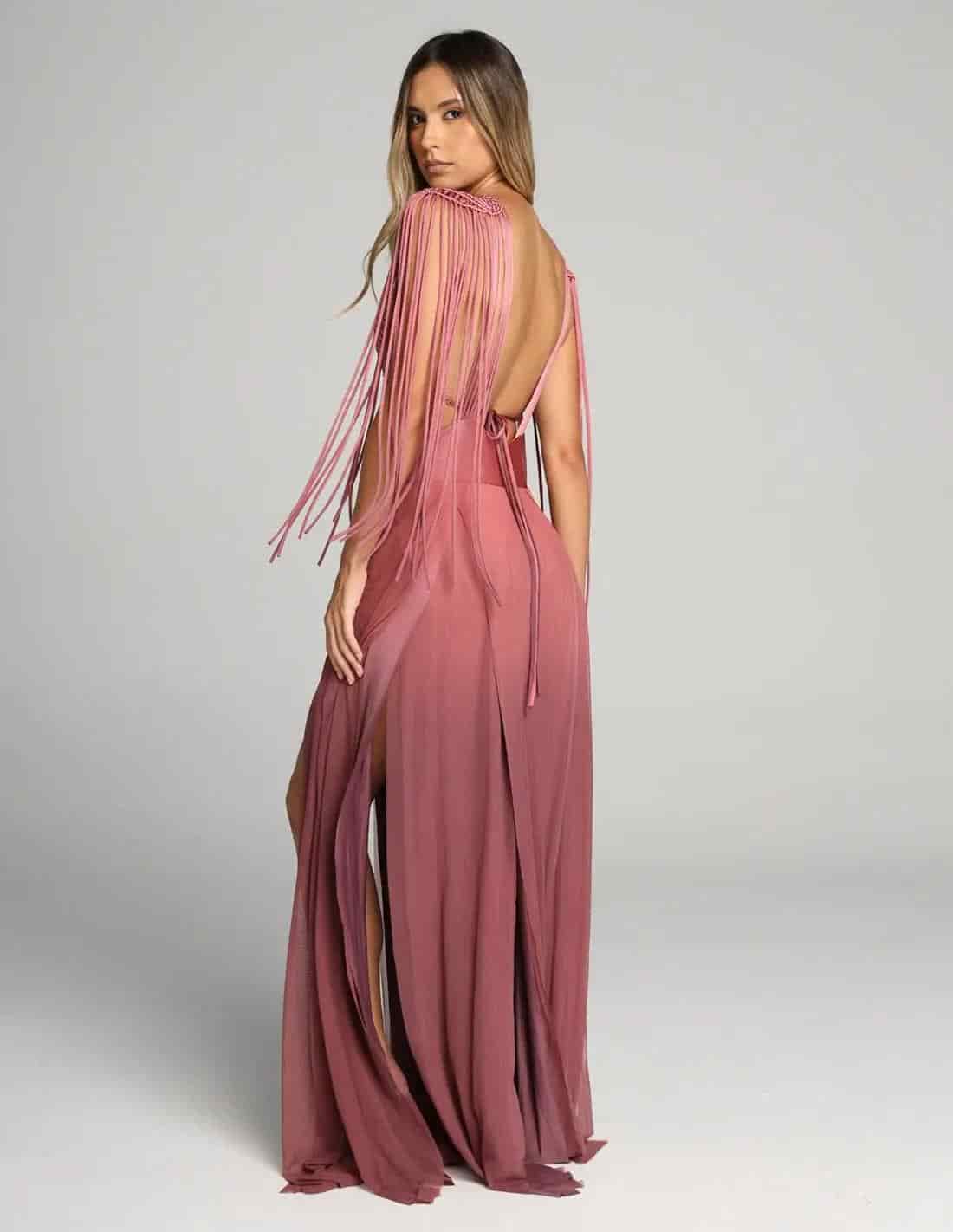 Vestido Hera Pink Rose - miniatura 2