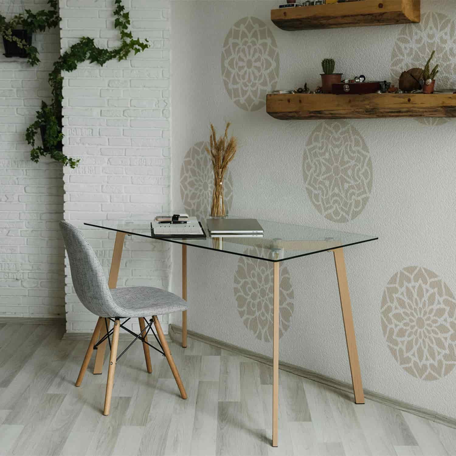 Plantillas para pintar, Vamarú Stencils, Colección Armonía 25cm y 48cm, 5und - miniatura 21