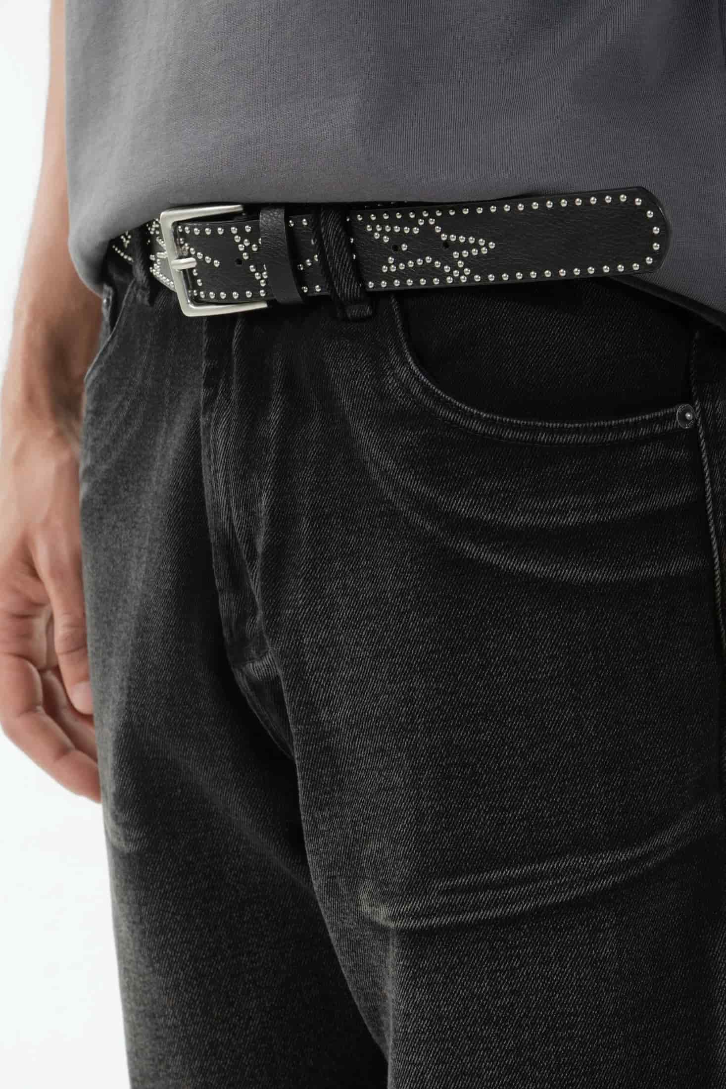 JEAN 5 BOLSILLOS COLOR NEGRO - miniatura 5