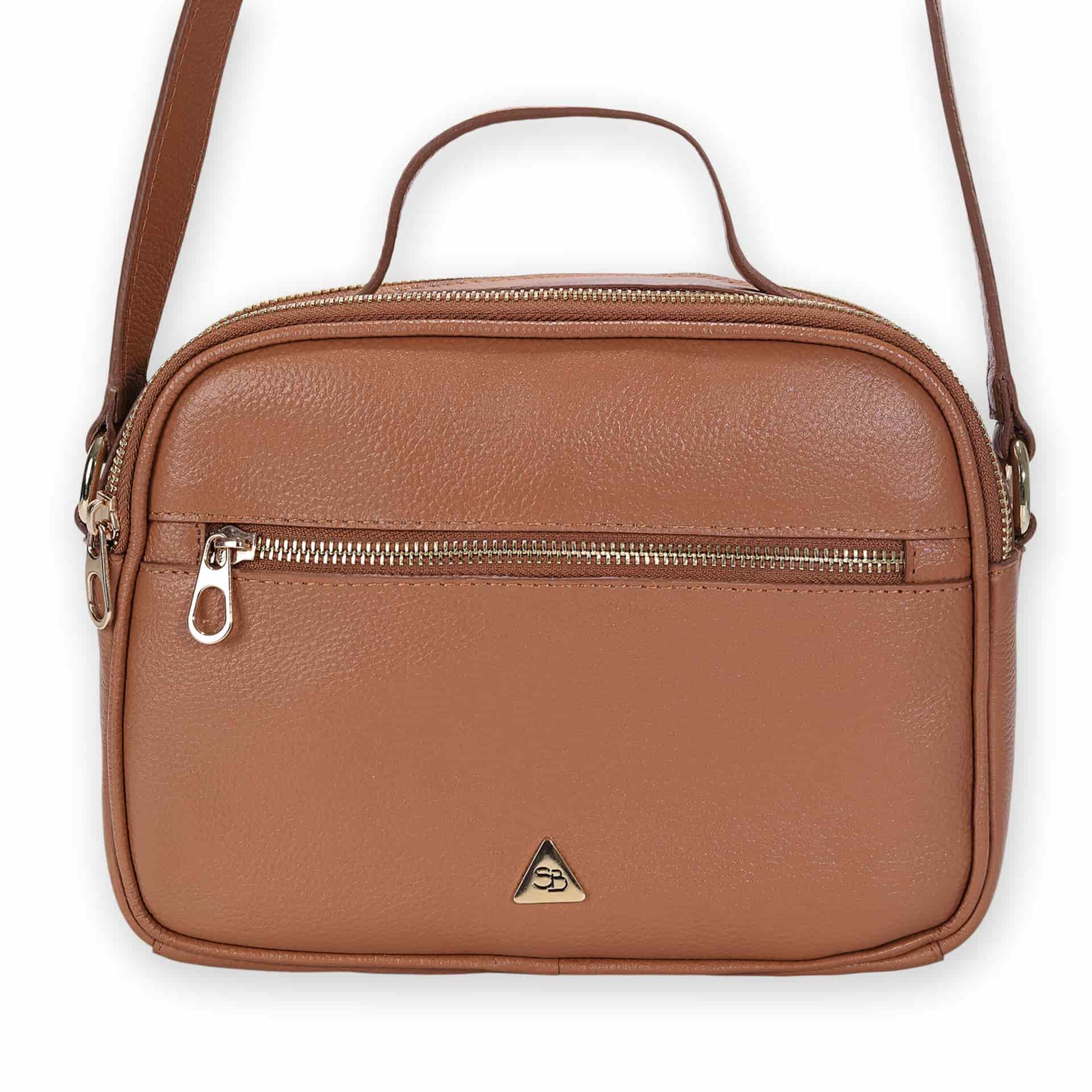"OCRE" BOLSO EN CUERO - miniatura 1