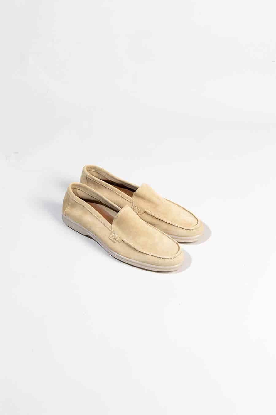 Men's espadrille nautical taupe - miniatura 1