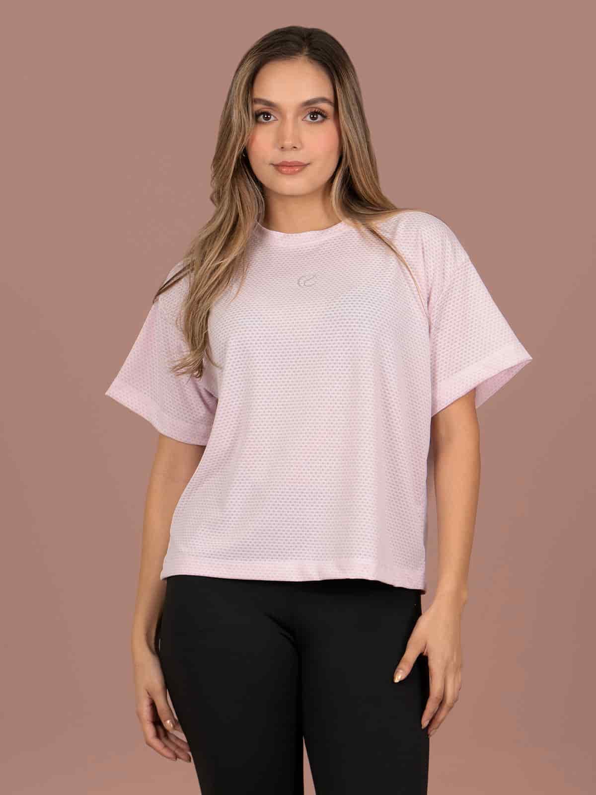 camiseta tulum panal pink - miniatura 1