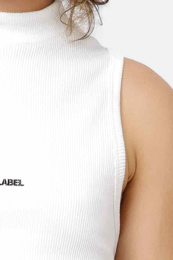 Hi-Neck Tank Top - Blanco (Tipo B) - miniatura 4