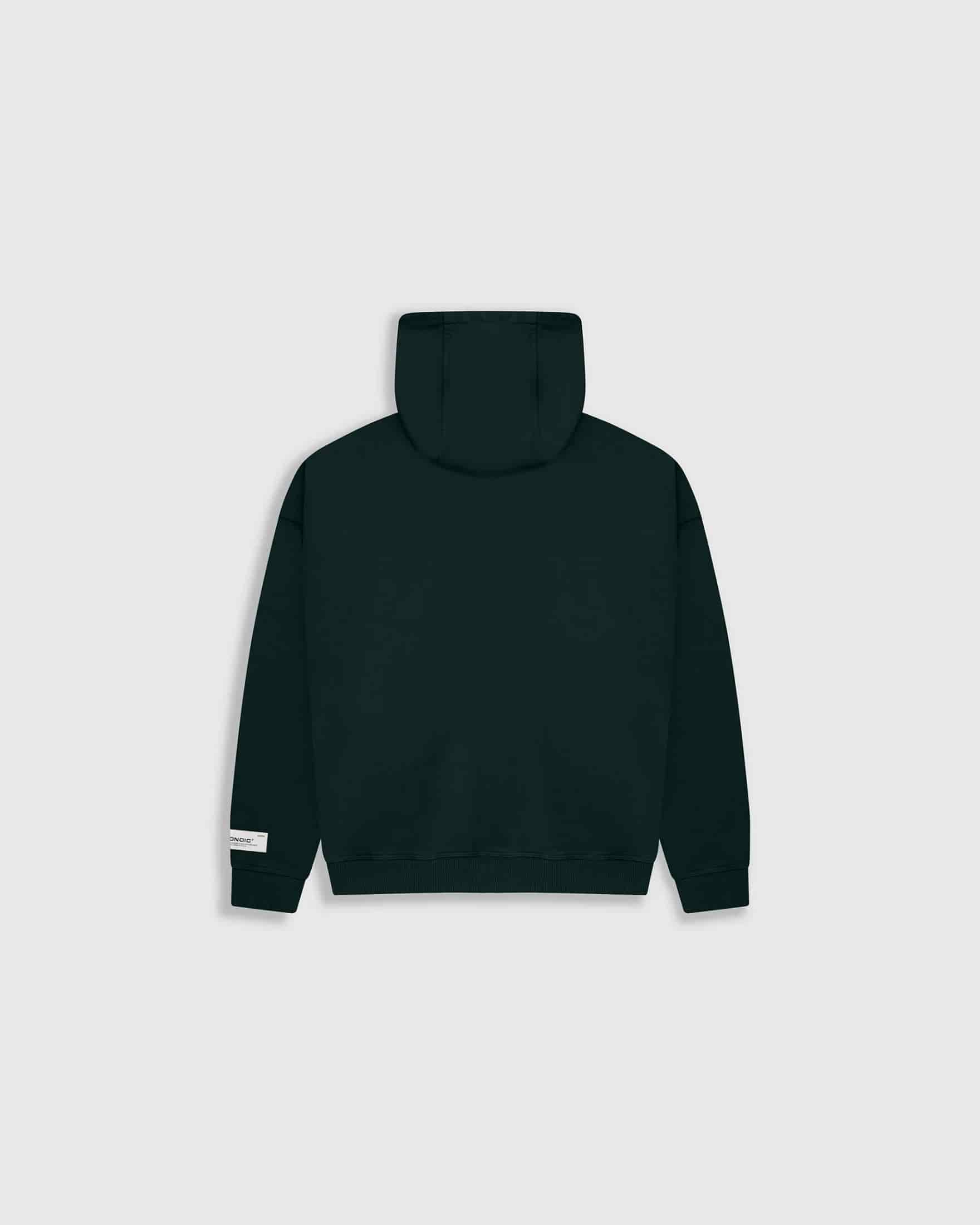 Zip Hoodie Oversized Básico V4 - Forest Green - miniatura 11