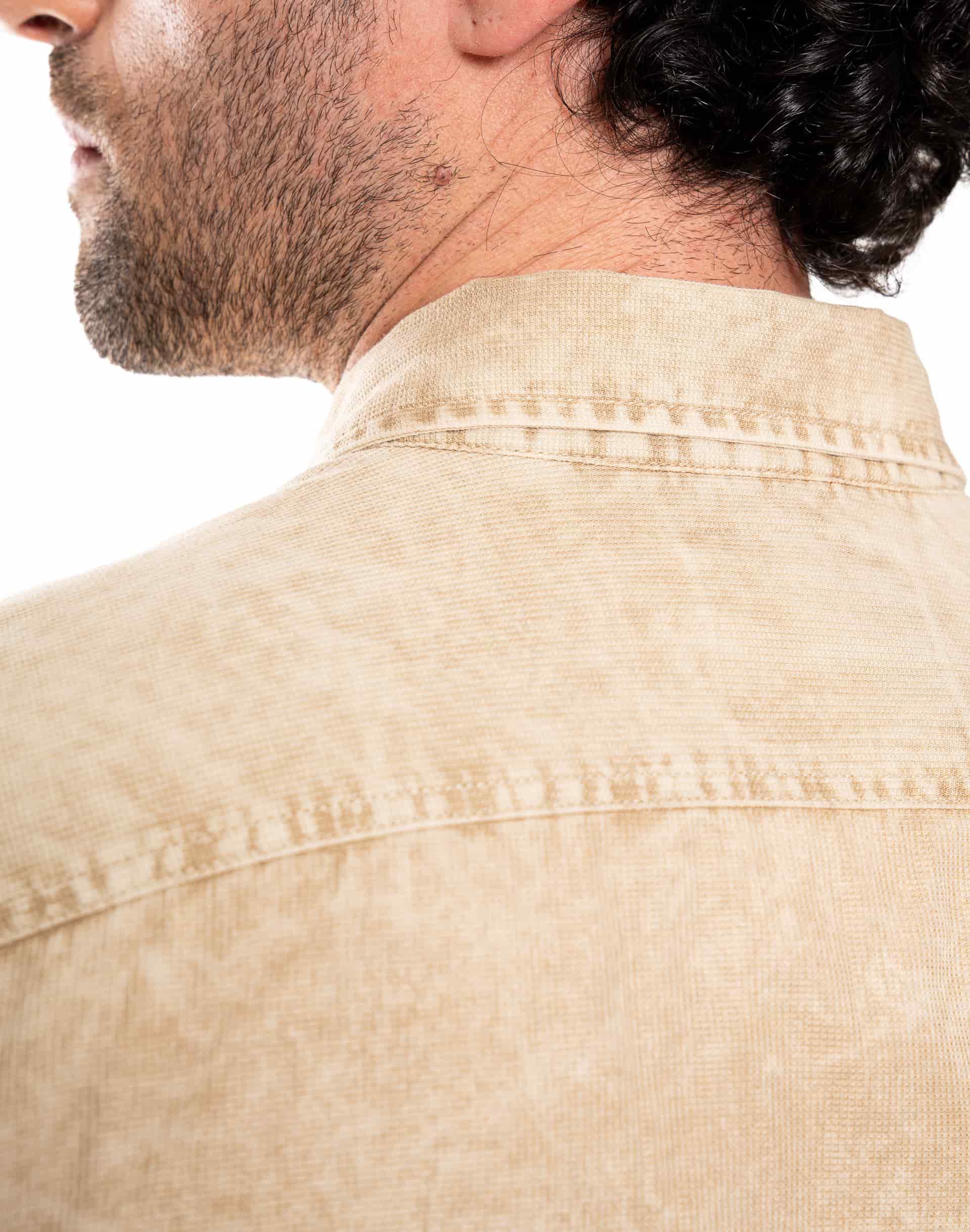 Camisa Manga Larga Con Efecto Bolsillos Delanteros - miniatura 6