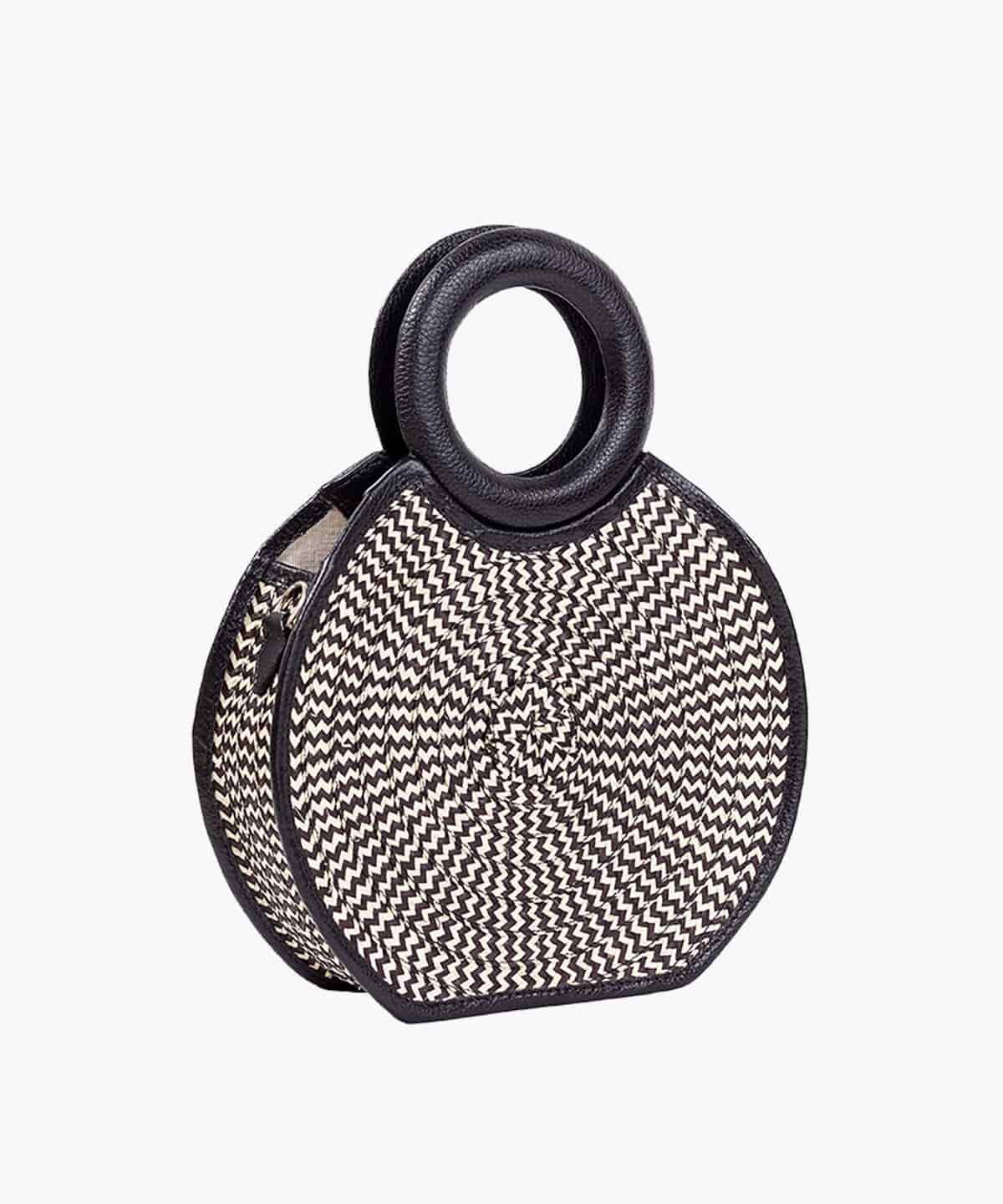 Zenú in Raffia and Leather - miniatura 2