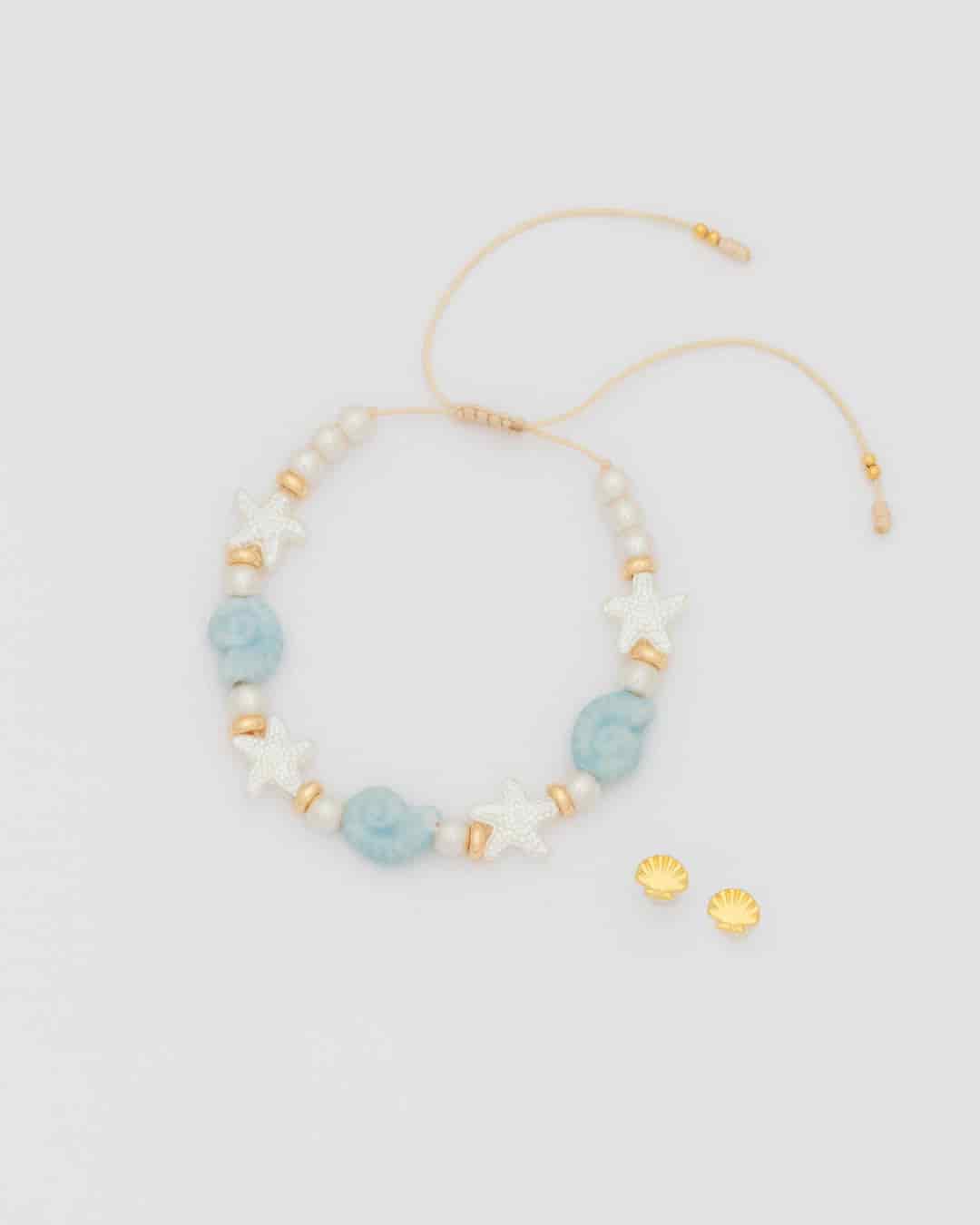 Tobillera Estrella Mar + Aretes - miniatura 1