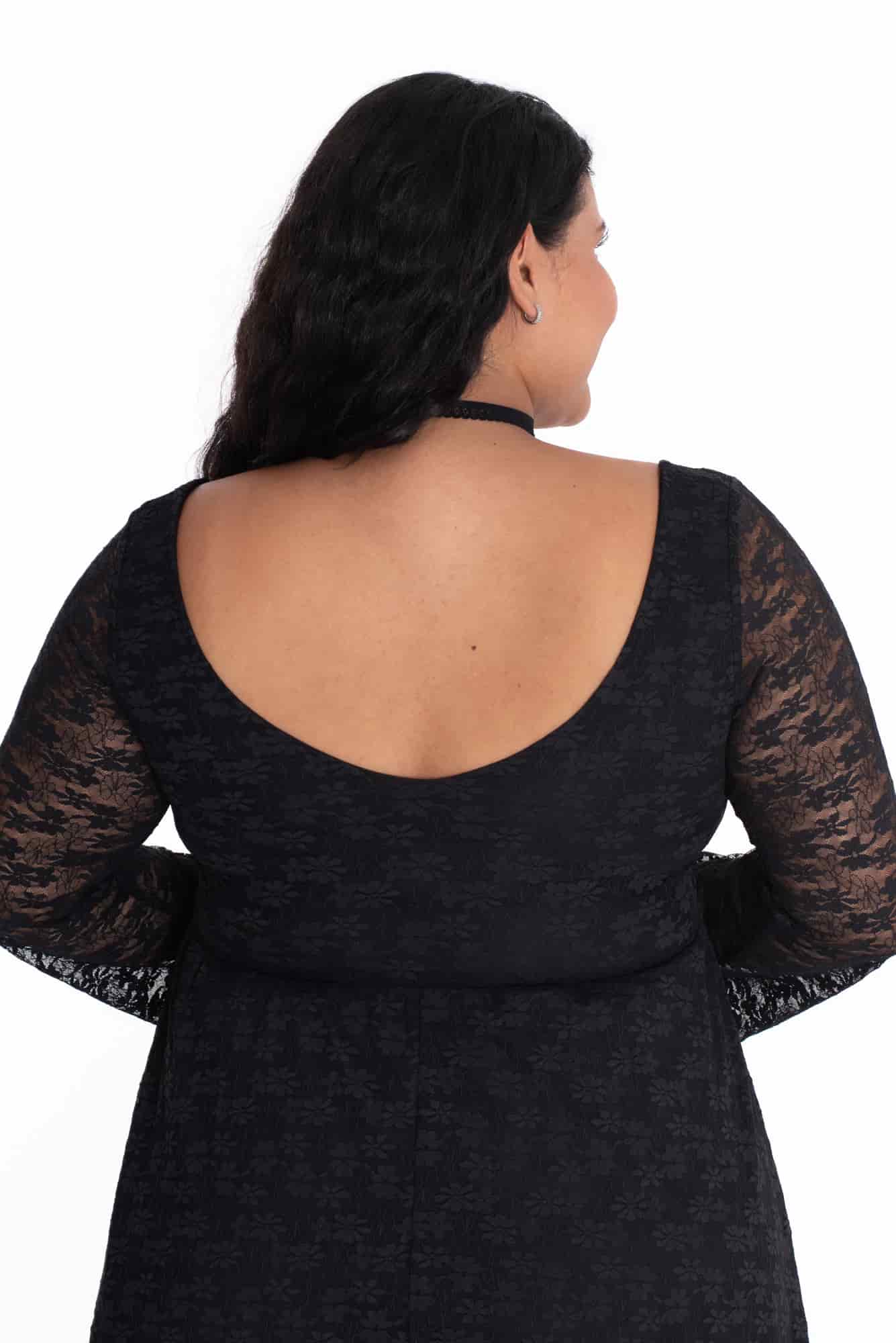 Vestido Florencia Negro - miniatura 7