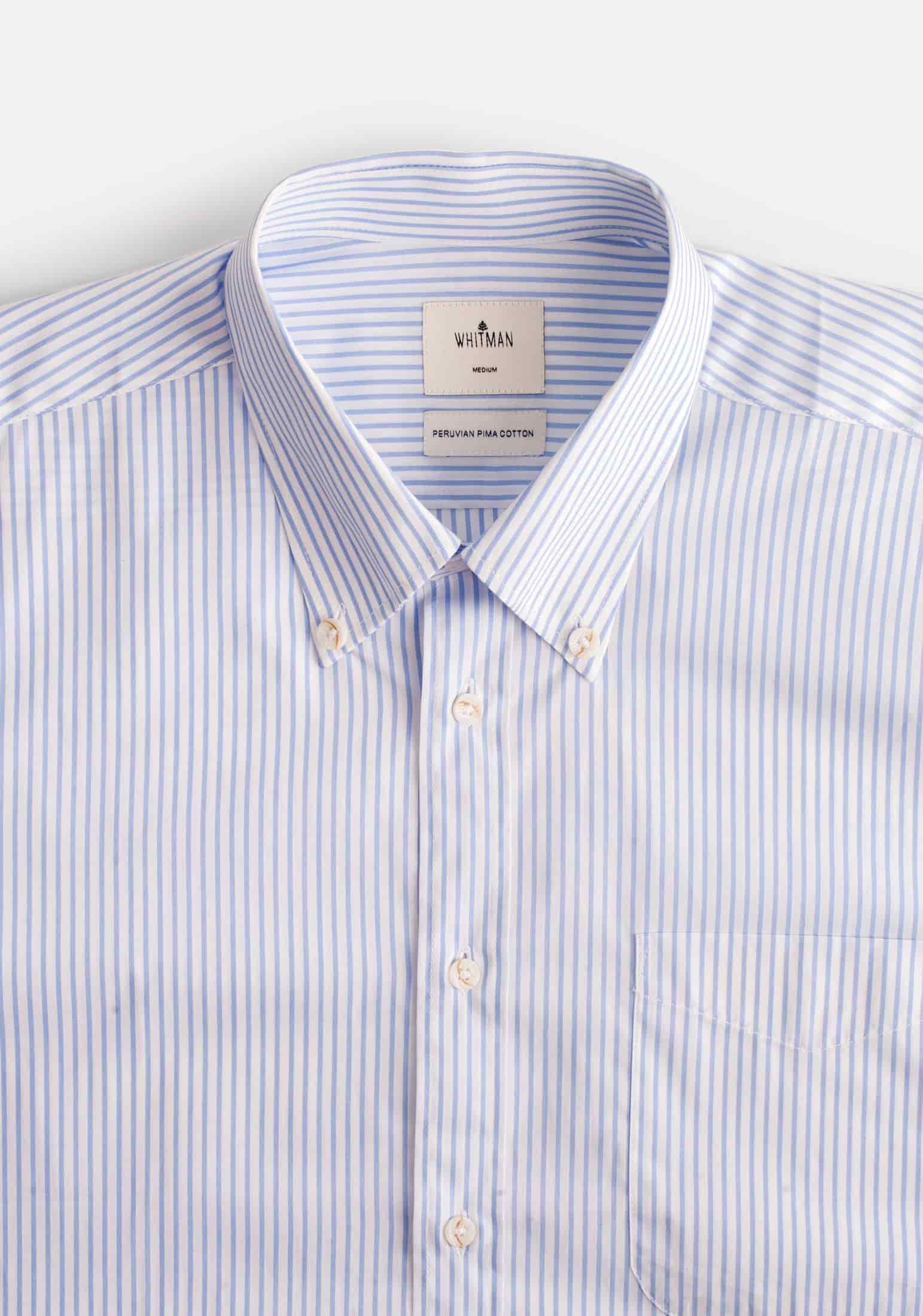 Camisa H CBD Rayas Bols Delg Azul Med - miniatura 5