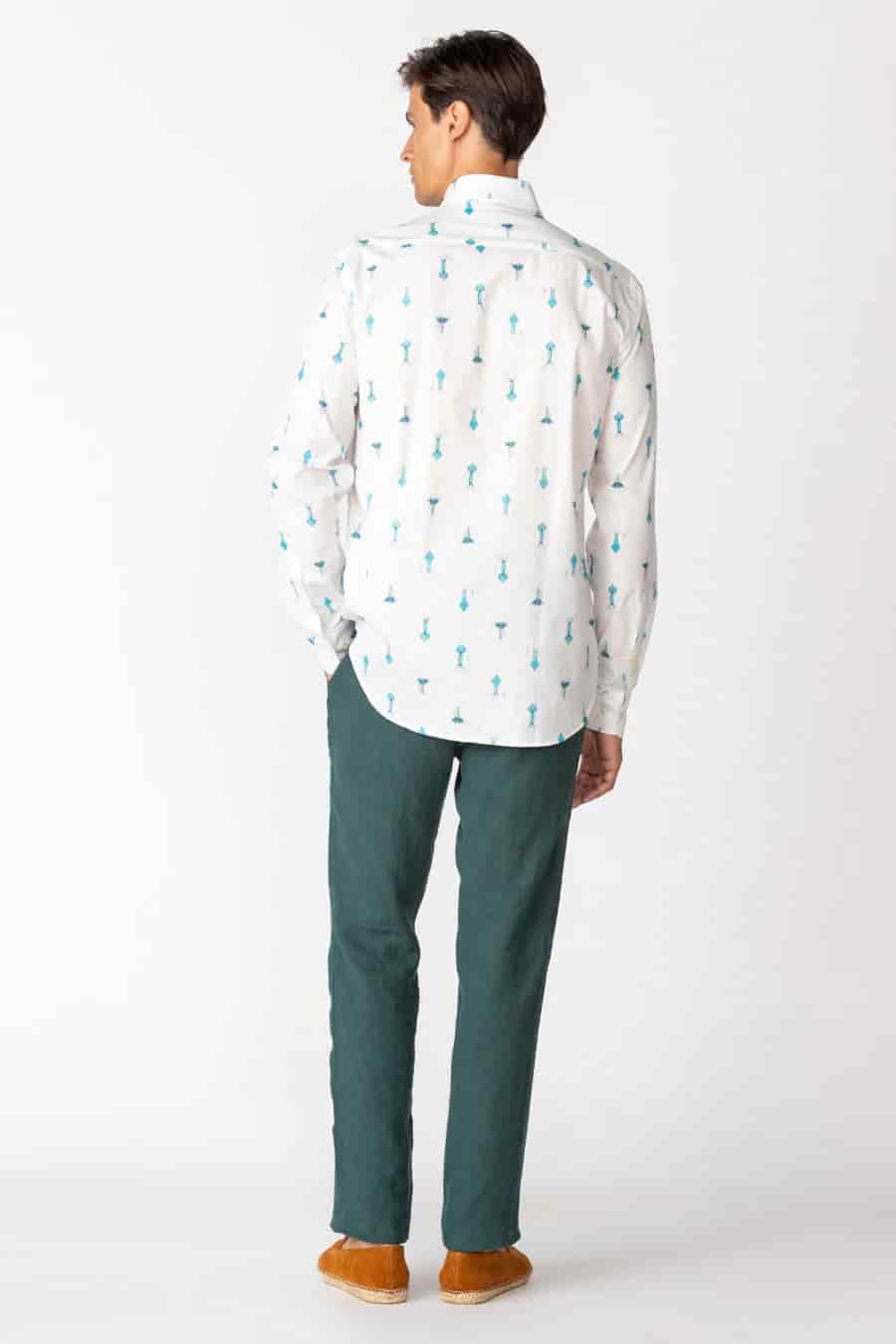 Men's cotton shirt white epiro - miniatura 7
