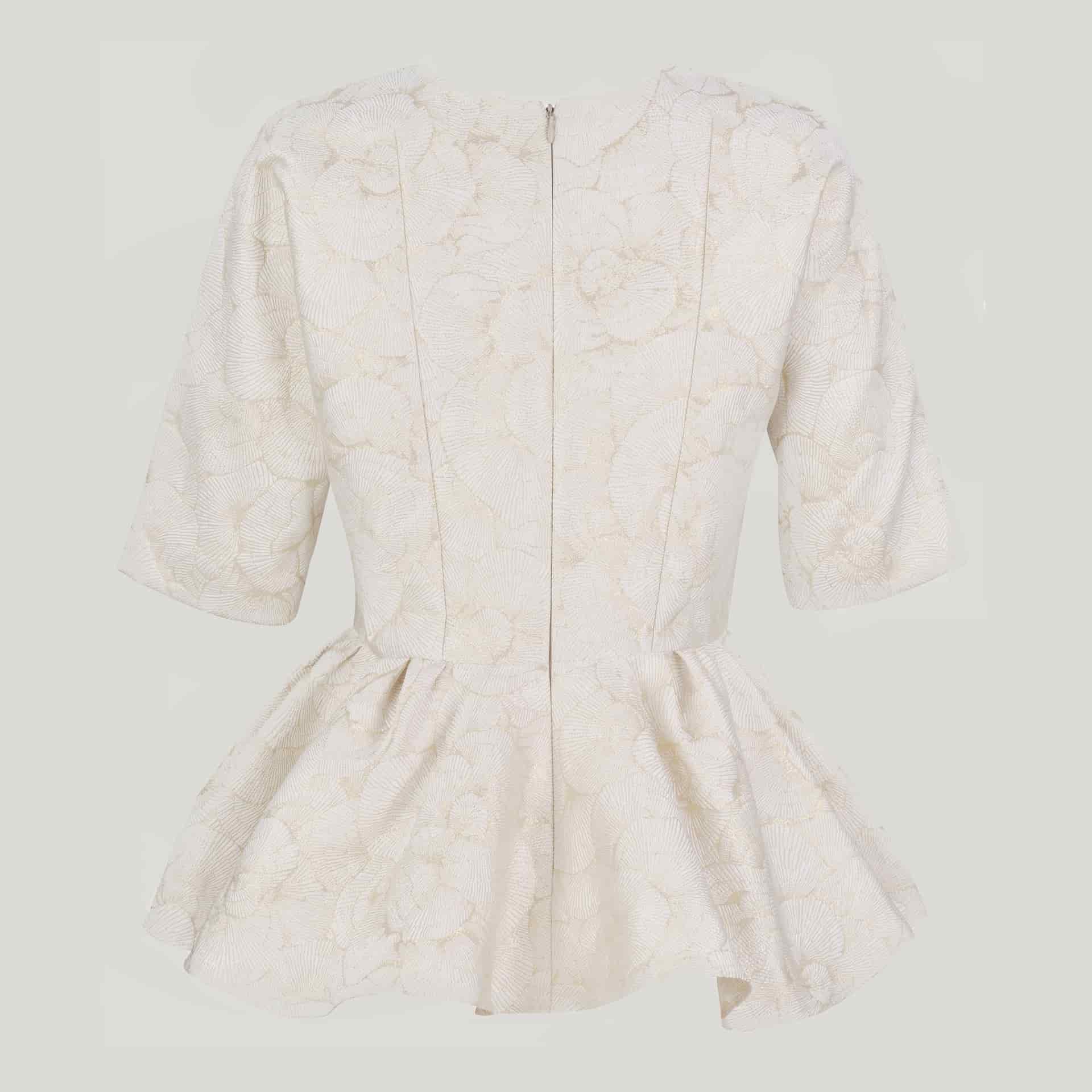 PEGGY TOP IN WHITE - miniatura 2