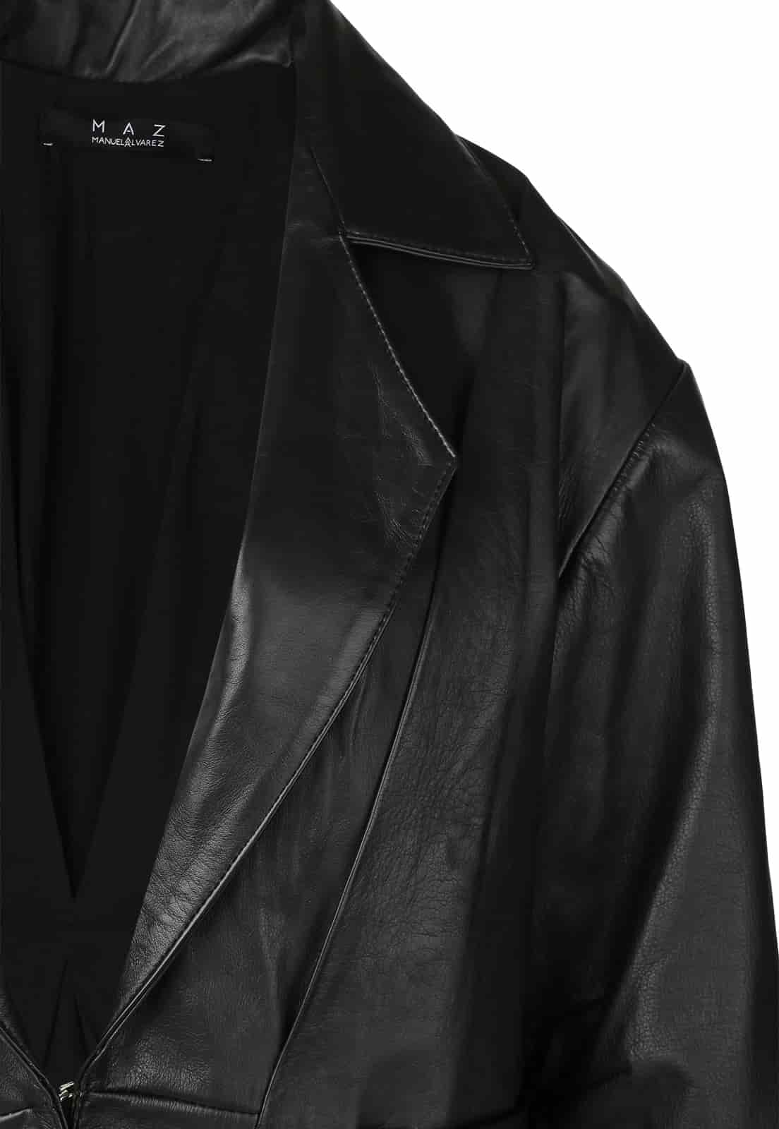 FURROWS LEATHER BLAZER - miniatura 6