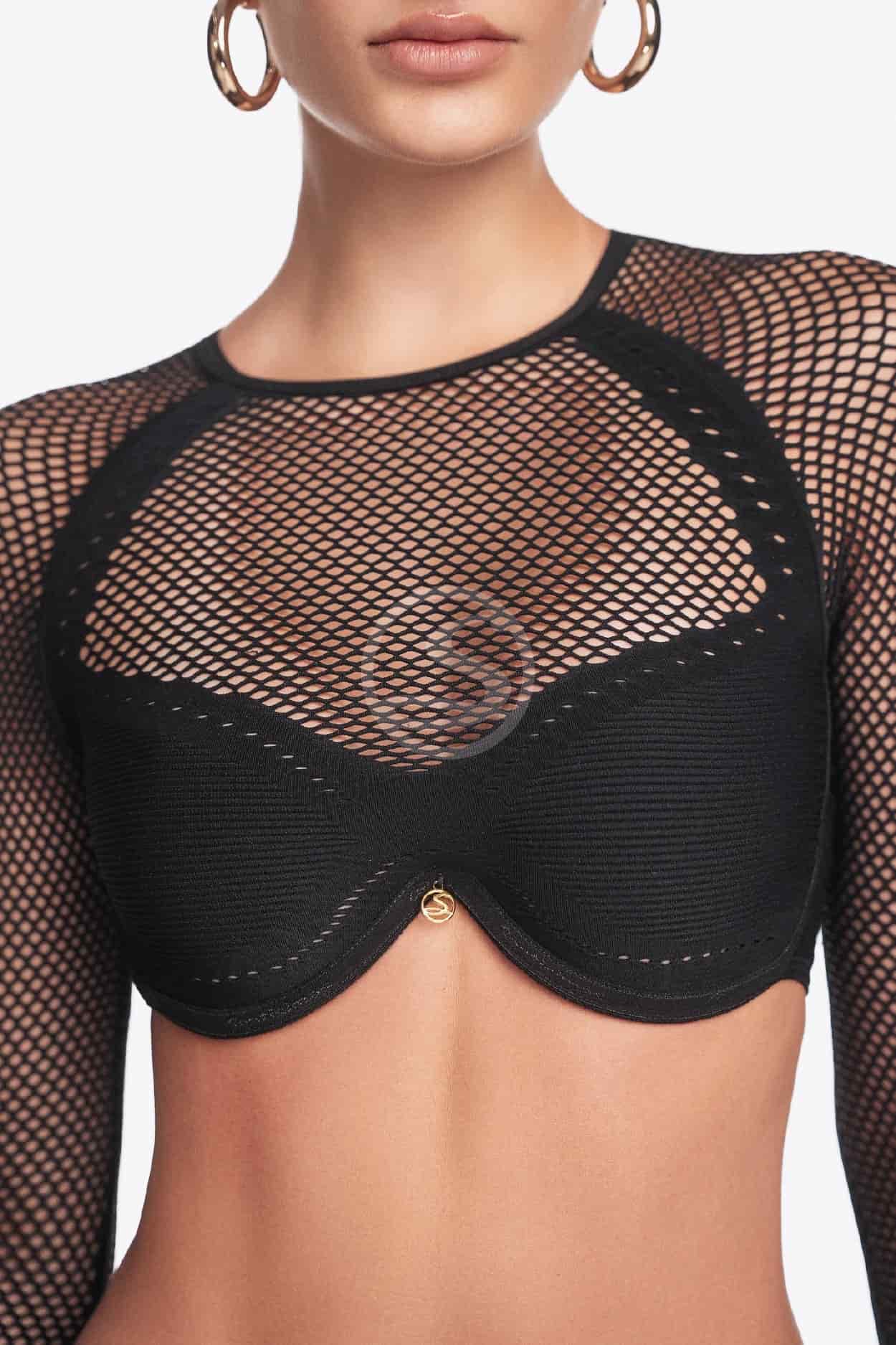 Bustier Core Negro Santísimas Ref. S-709 - miniatura 3